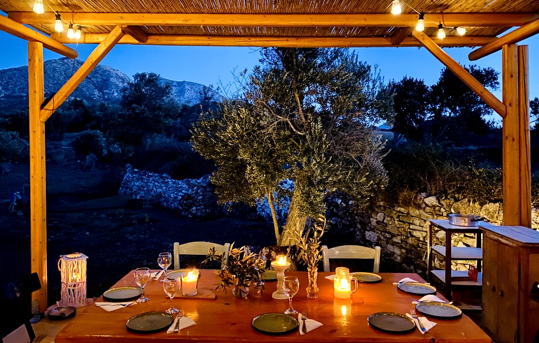 Private Dining in Naxos: An Unforgettable Evening Under the Olive Trees